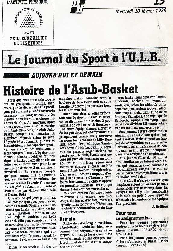 Asub journal 1988 hist asub146